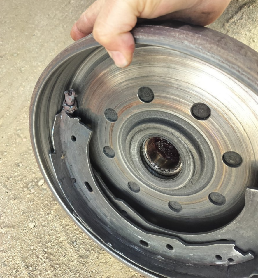 Complete bearing failure due to lack of maintenance
